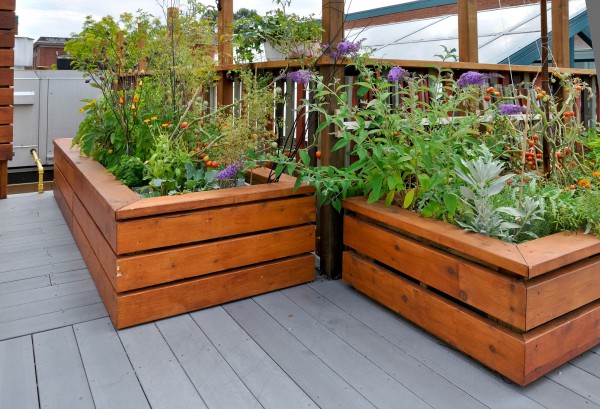Conception de jardinière en bois à Bagneux